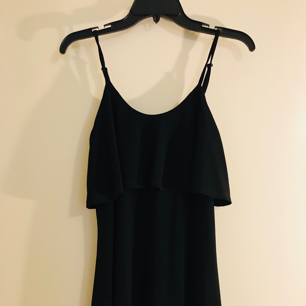 Black mini dress